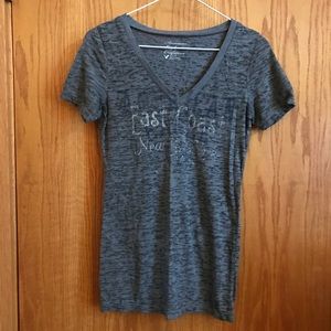 Gray American Eagle v-neck Tshirt
